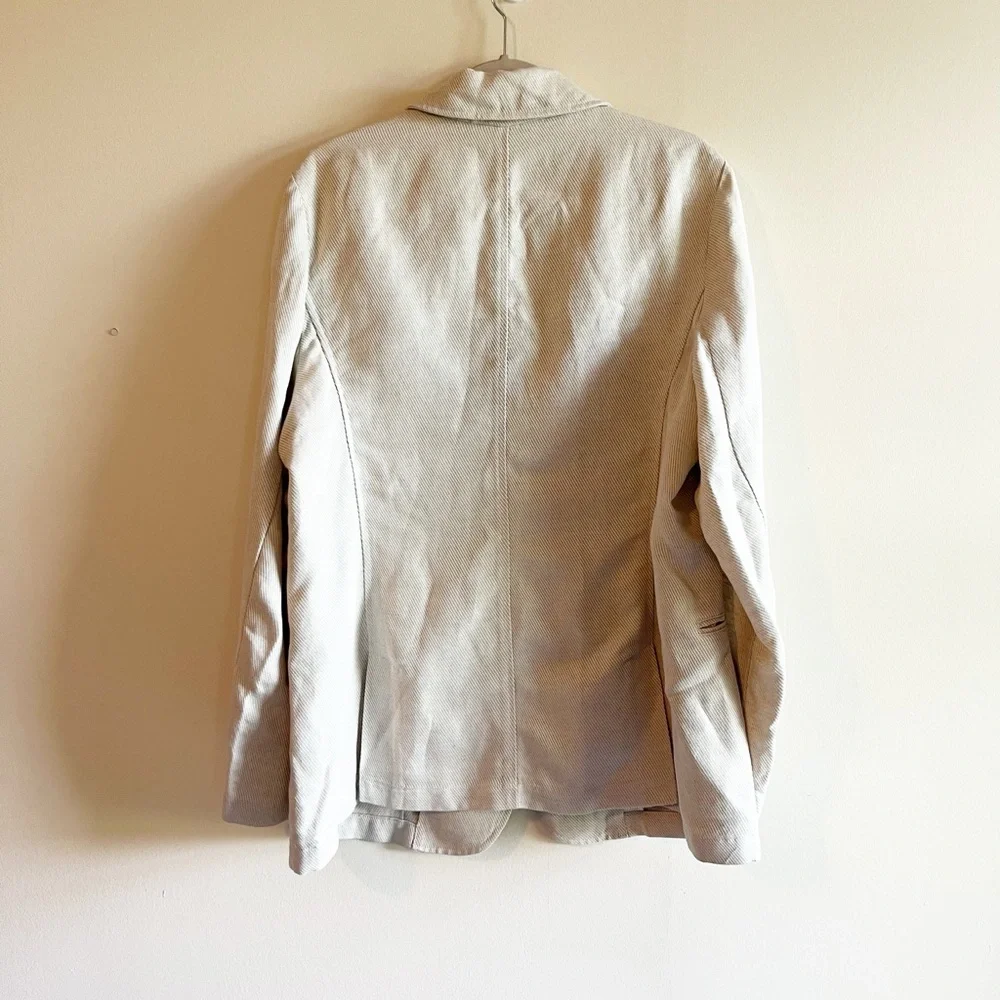 Like New Peruvian Connection Belda Linen Blend Blazer Sz 14 - Picture 5 of 8